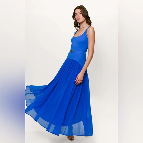 NEW Hutch Ridge Dress Vibrant Cobalt Blue Maxi Dress 6 Maxi